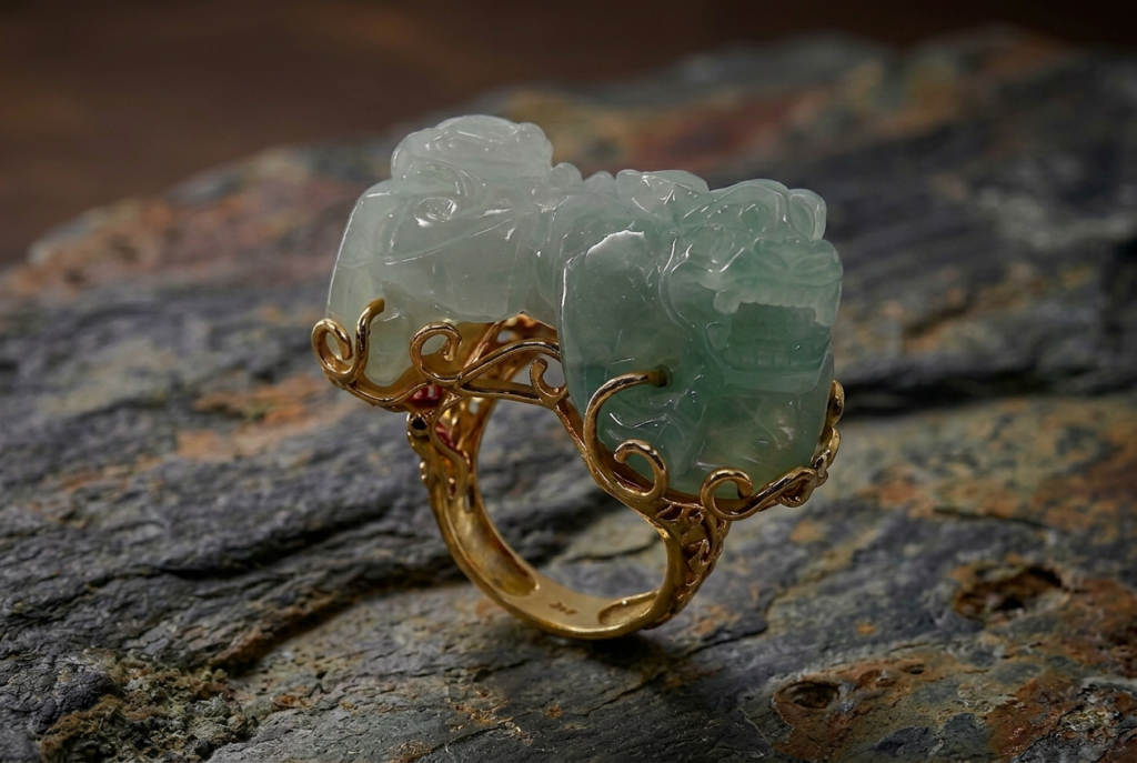 Anillo Jade Pixiu de Laura Márquez